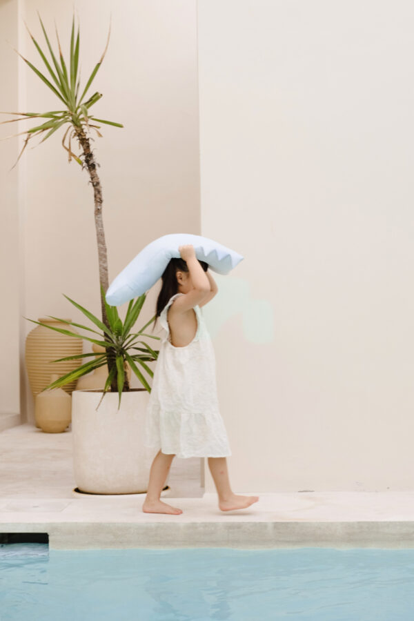 夏季涼感抱枕 - 嬰兒藍色 - 加大號86X31CM