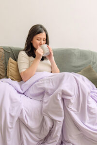 成人款夏季涼感被 - 淡紫色