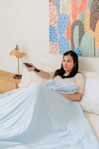 成人款夏季涼感被 - 嬰兒藍色