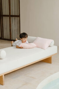 幼童款夏季涼感枕  - 淡粉色