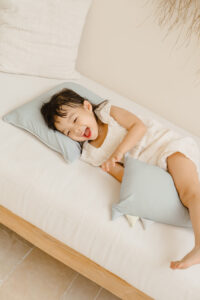 幼童款夏季涼感枕 - 鼠尾草色